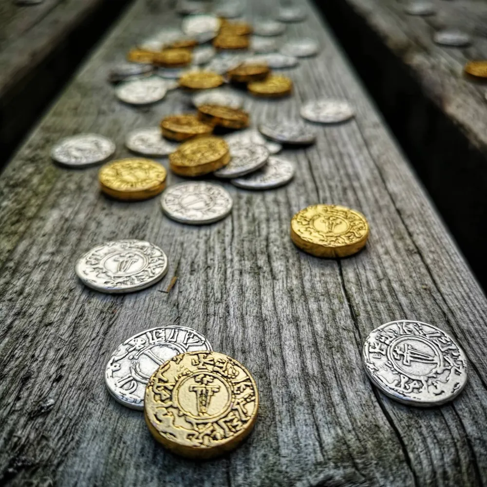 Pax Viking Metal Game Coins