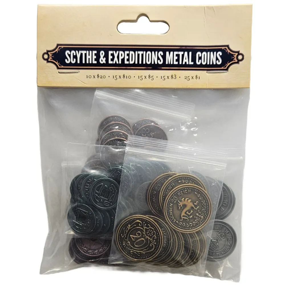 Scythe & Expeditions Metal Coin